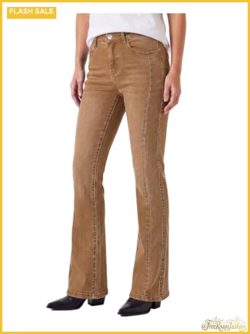 Bootcut Jeans Women High Waisted Stretchy Denim Pants